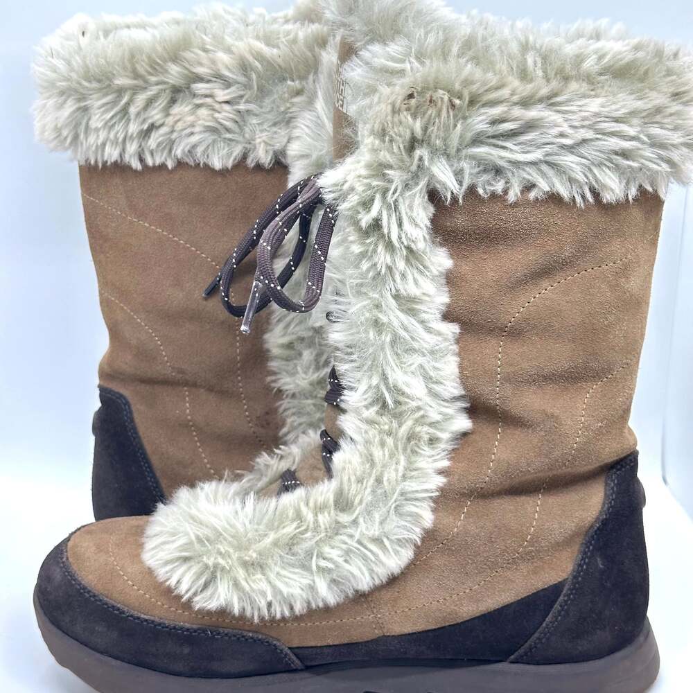 The North Face Women's Nuptse Faux Fur Snow Boots - Picture 5 of 9
